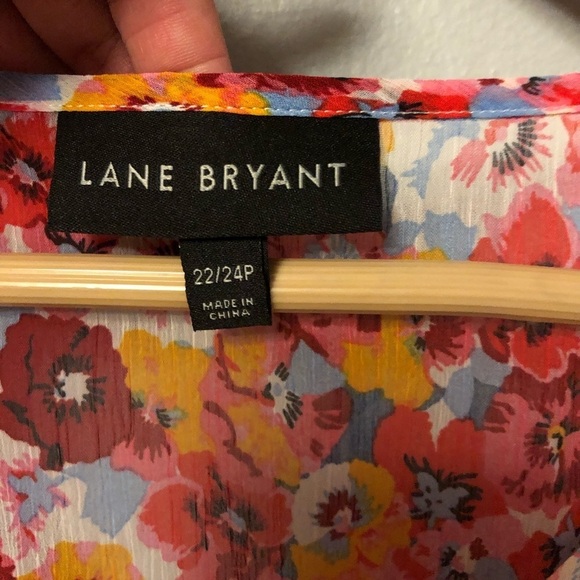 Lane Bryant button front babydoll blouse size 22/24P. - Picture 8 of 13